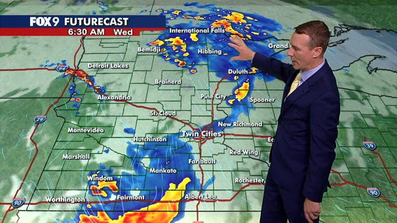 MN weather: Humid with spotty showers Wednesday