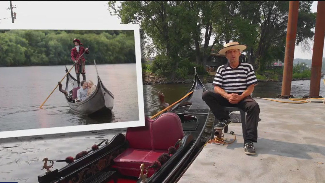 Gondolier keeps romance afloat on St. Croix River in Stillwater