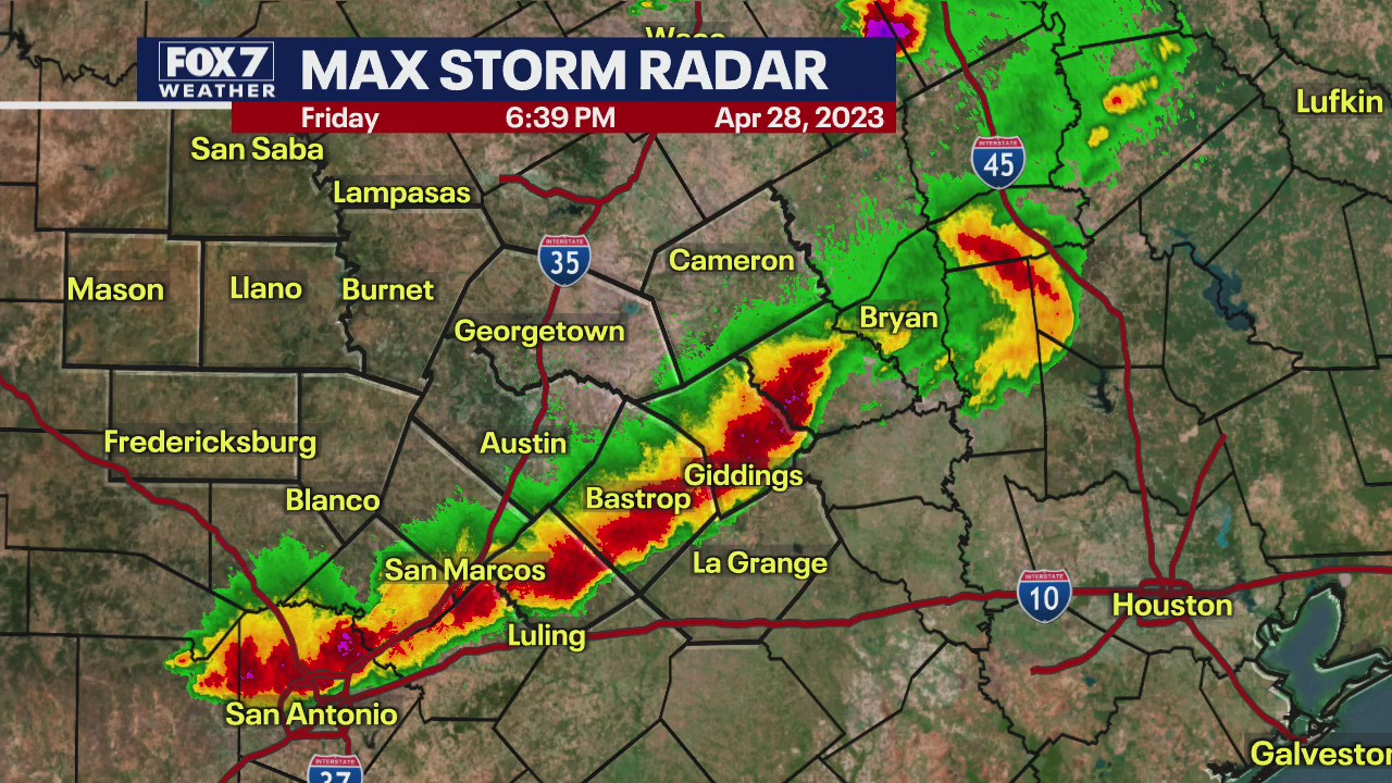 Austin weather: Severe storms continue to pass through the area