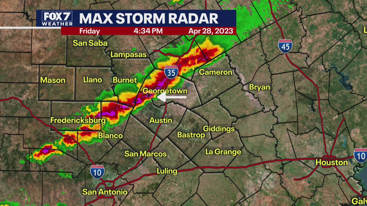 Austin weather: Hays County included in latest severe thunderstorm warnings
