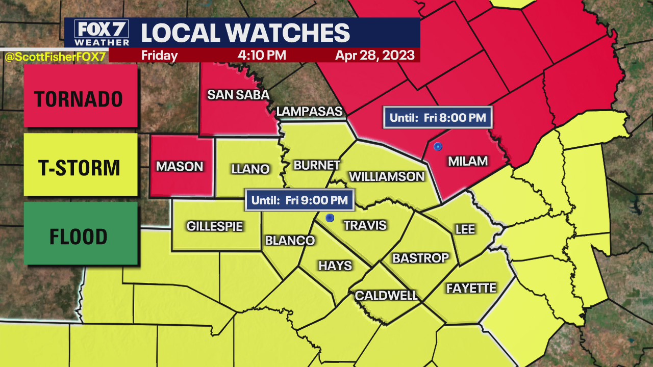 Austin weather: Tracking thunderstorms throughout the Austin area