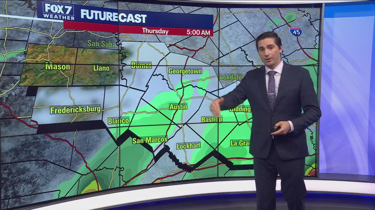 Central Texas weather: Slight risk for wind, hail, rain, thunderstorms tonight