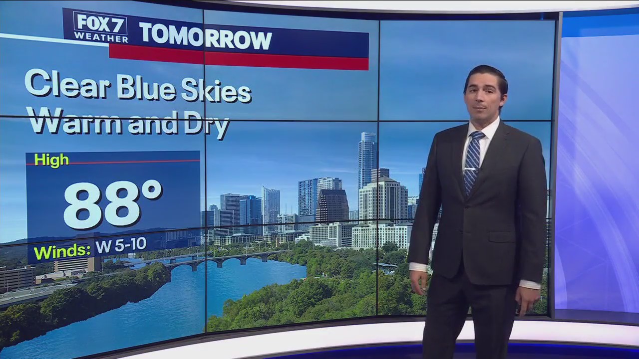 Austin weather: A sunny and warm Sunday coming your way