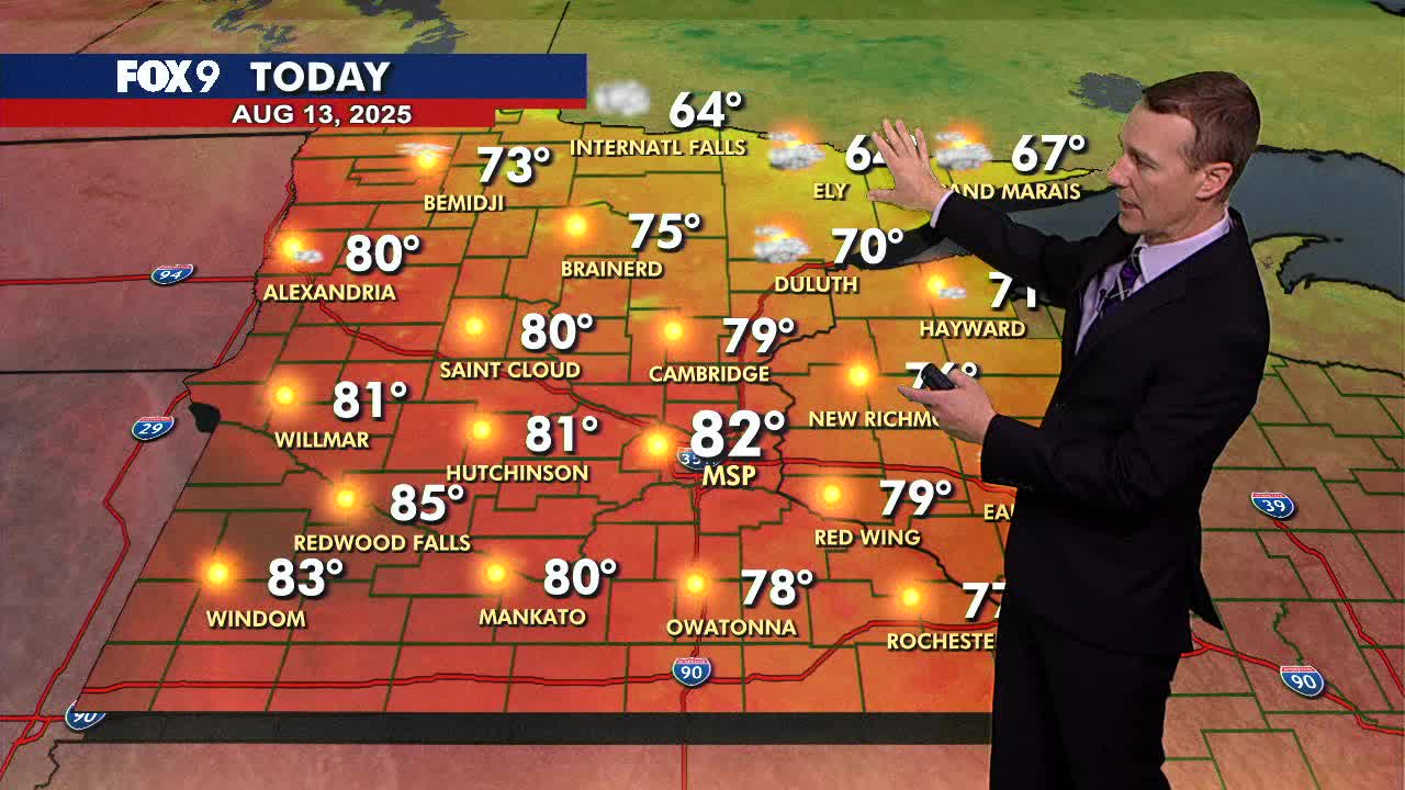 MN weather: Bright and very pleasant Wednesday