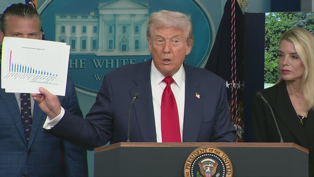 Pres. Trump places DC police under federal control [FULL]