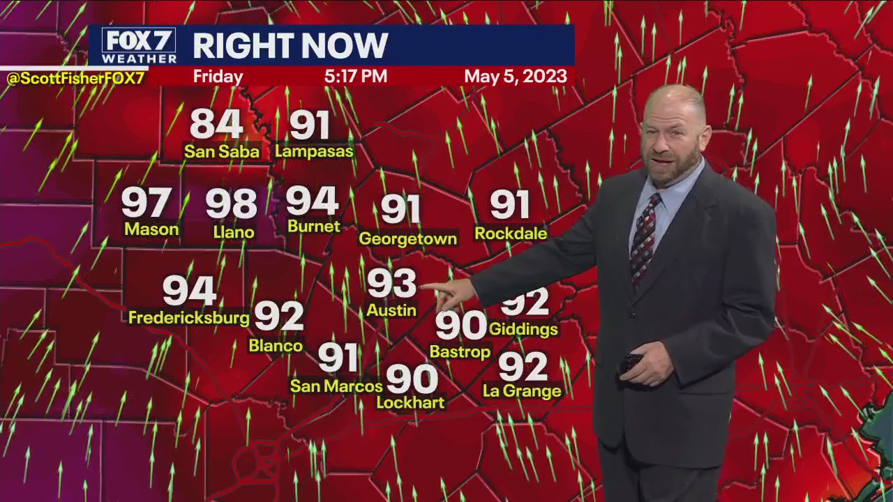 Austin weather: Severe thunderstorms possible tonight