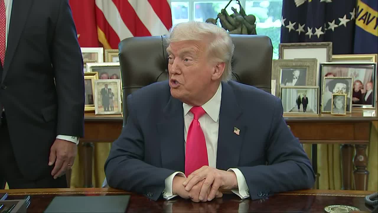 Pres. Trump comments on Minneapolis riots, criticizes Walz again