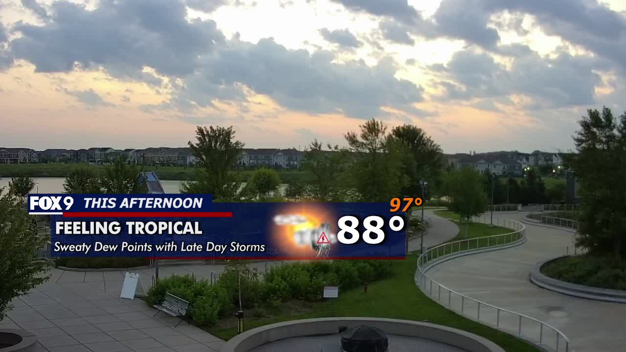 MN weather: Muggy and warm Friday, evening storms