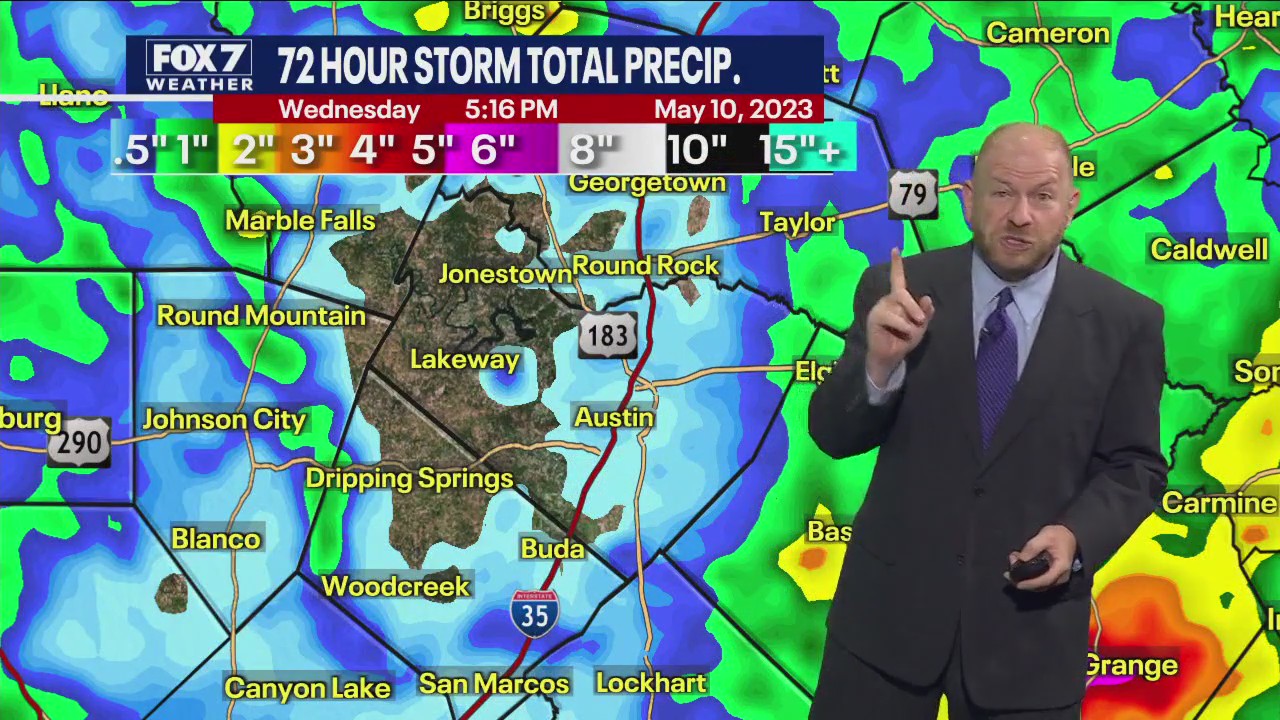 Austin weather: Rain and potential flooding coming up this weekend