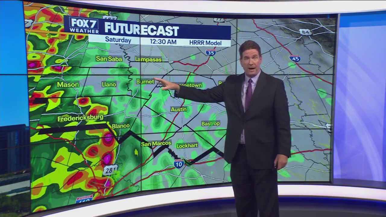 Austin weather: A weekend of widespread rain