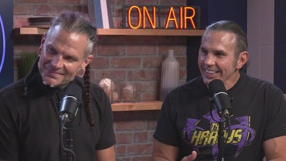 Wrestling royalty in the house: The Hardy Boyz crash The Afternoon Shift