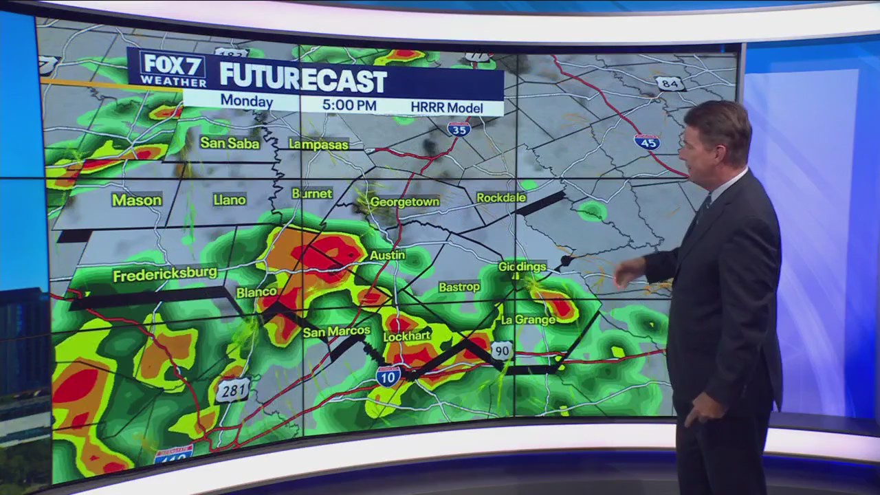 Austin weather: Scattered thunderstorms moving into Central Texas