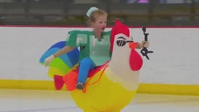 Chicken Jockey figure skate routine goes viral
