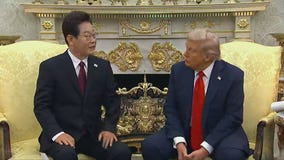 Trump meets with South Korean president