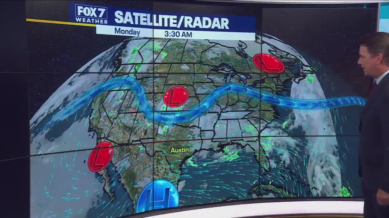 Austin weather: Drier start the workweek