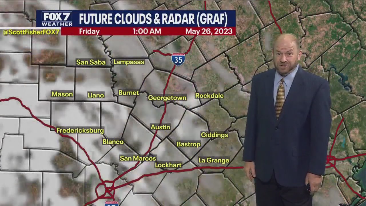 Austin weather: Chance of rain in western counties