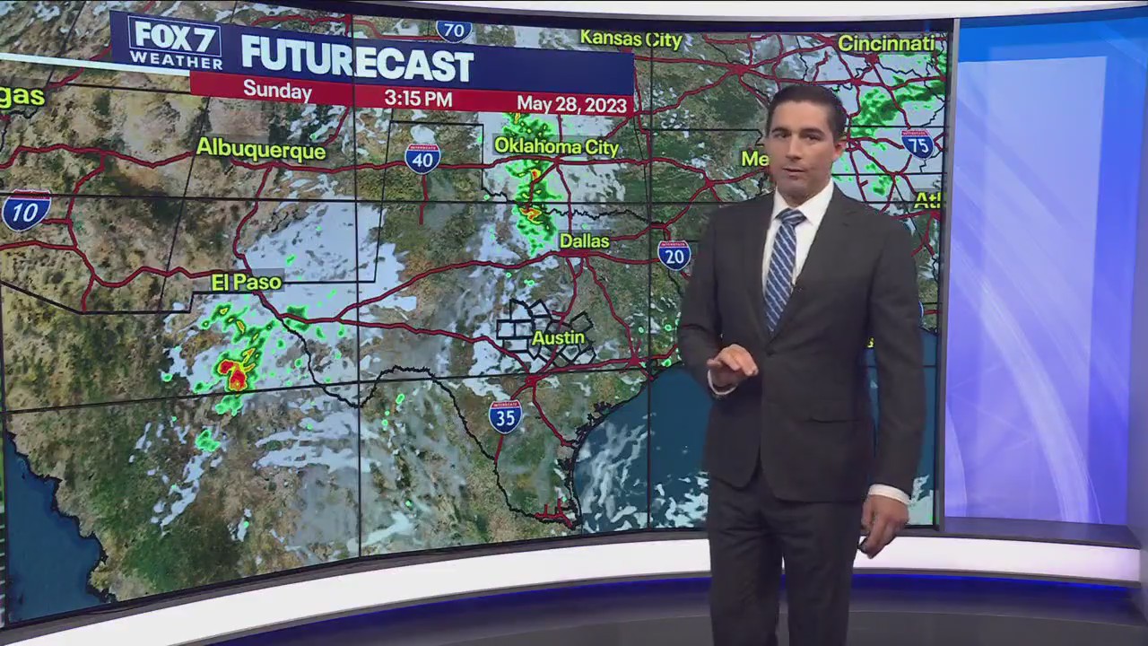 Austin weather: Low risk of thunderstorms over Memorial Day weekend