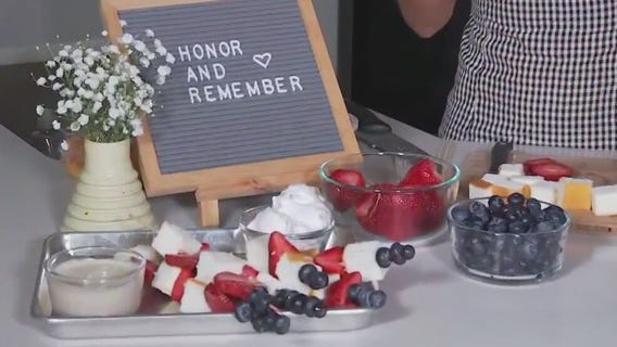 Strawberry shortcake skewer recipe from FOX 7's Tierra Neubaum