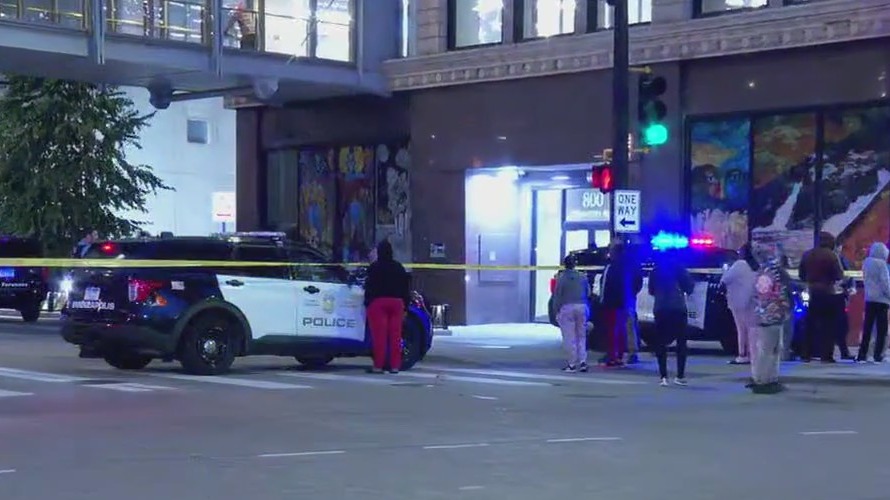 Large police presence in Minneapolis