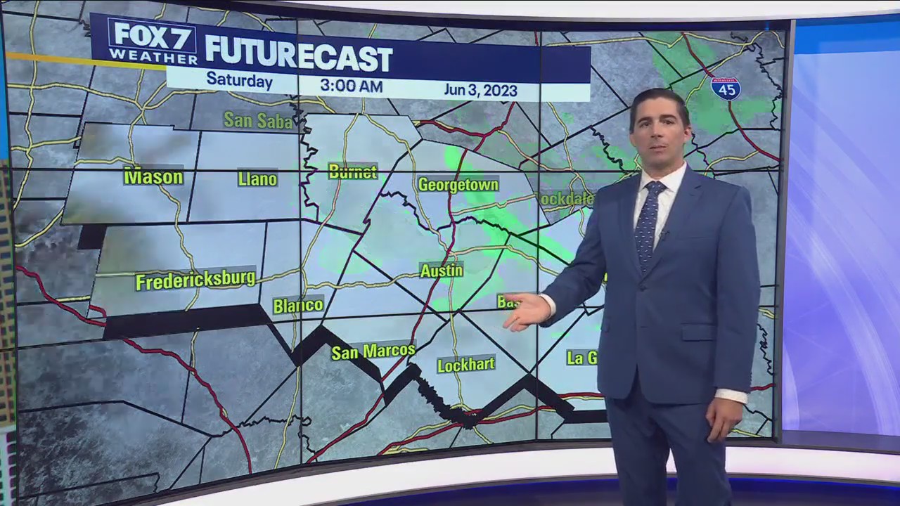 Austin weather: Some chances of rain through the weekend