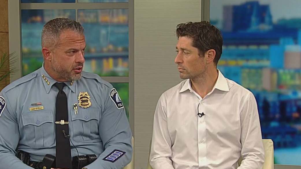 Mpls police chief and mayor discuss back-to-school patrols