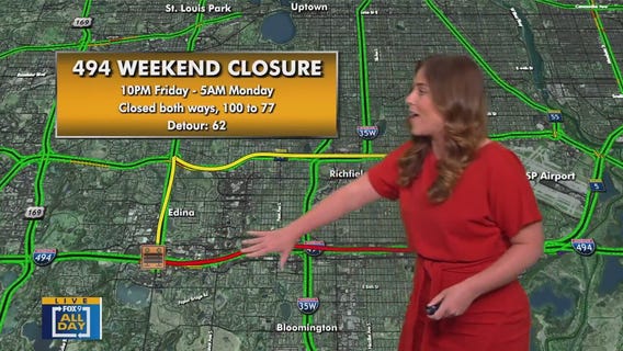 Twin Cities weekend highway closures ahead