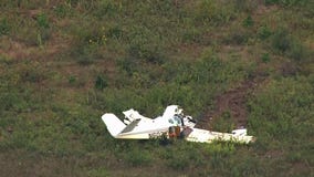 Aerials: Plane crash in Cambridge, Minnesota