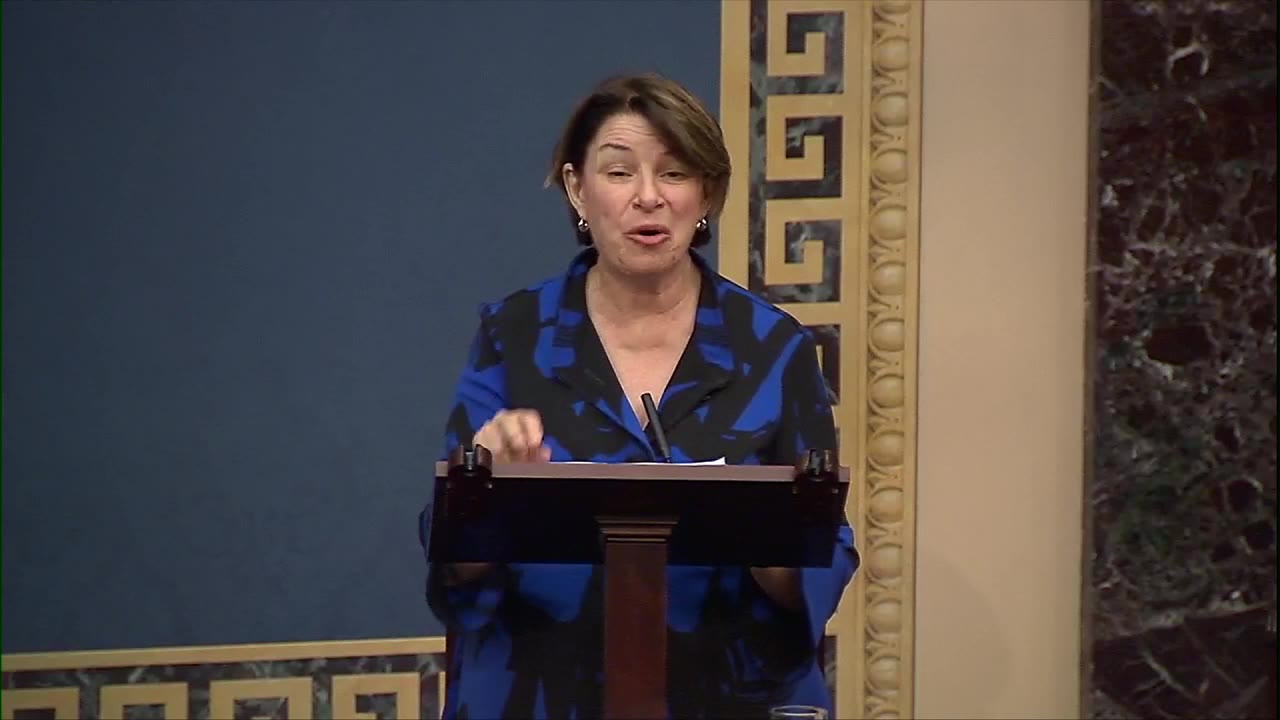 Sen. Klobuchar to Senate Floor: ?Pray for action?