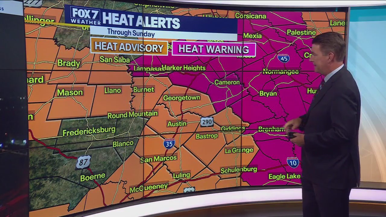 Austin weather: Feels like temperatures could hit 115 to 117 Friday