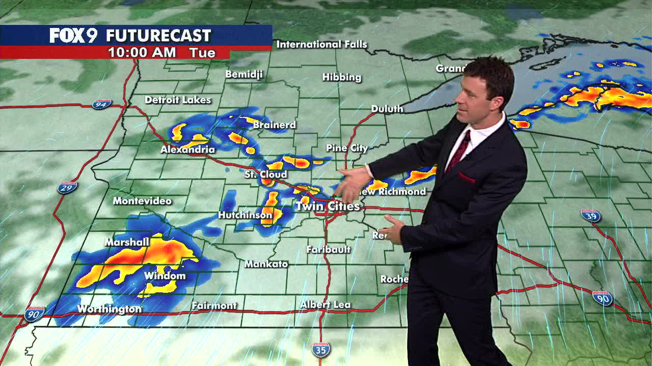 MN weather: Isolated showers for Tuesday