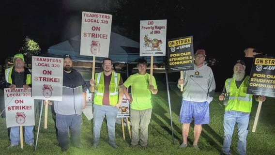 Service workers strike begins at U of M campuses