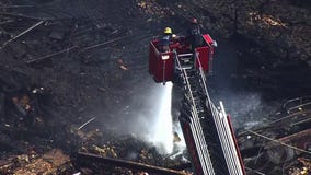 Aerials: Aftermath of massive NE Minneapolis fire