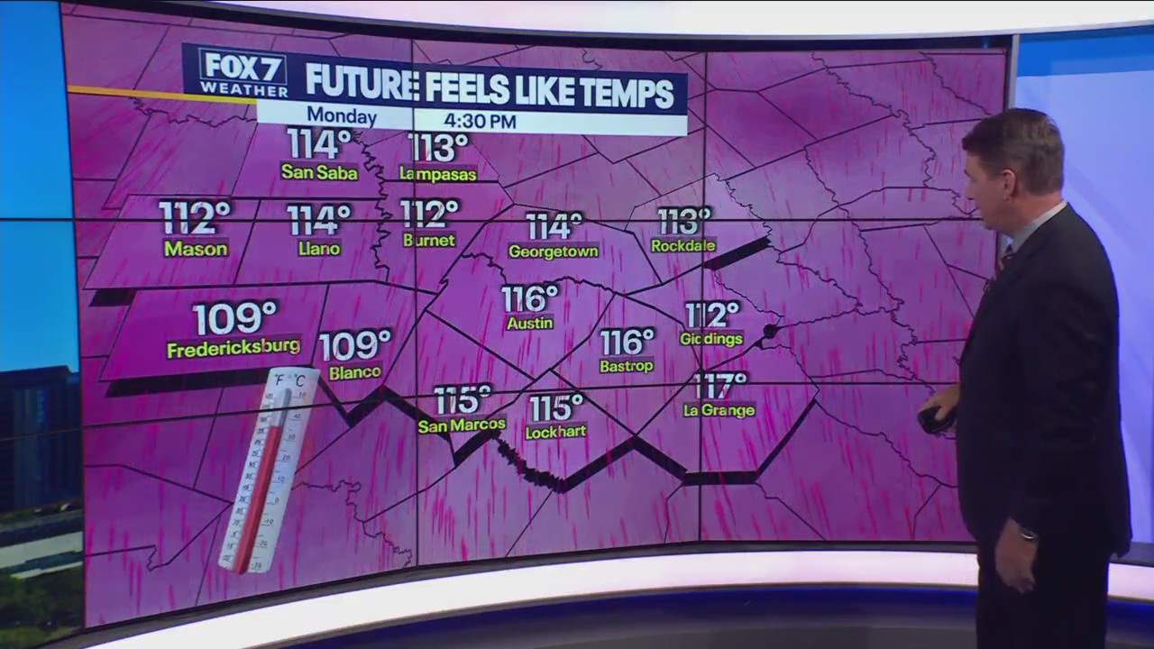 Austin weather: Excessive heat warning for all Central Texas counties