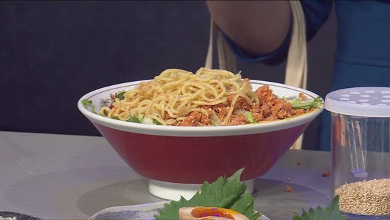 Cold ramen with Ramen Tatsu-ya