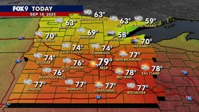 MN weather: Warm with a few rumbles Thursday