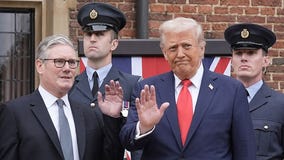 Trump meets with UK prime minister during state visit