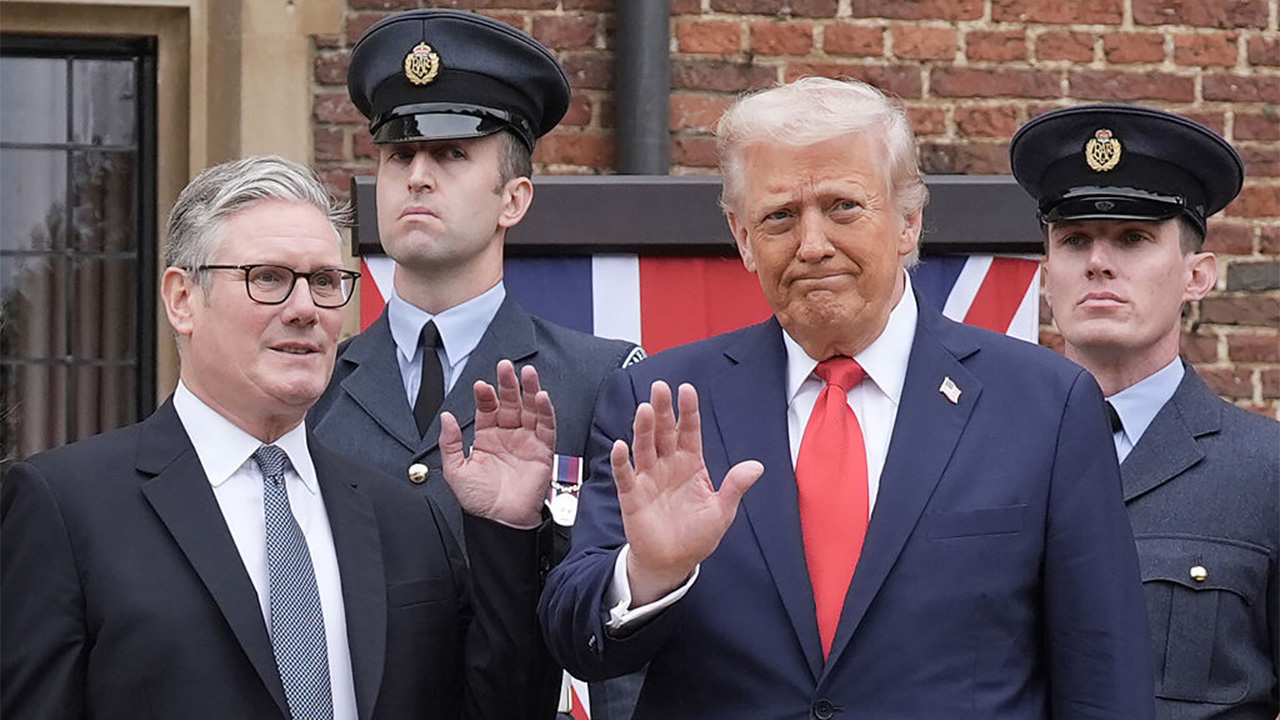 Trump meets with UK prime minister during state visit