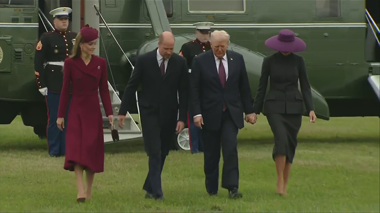 Royal Family greets Pres. Donald Trump [FULL]