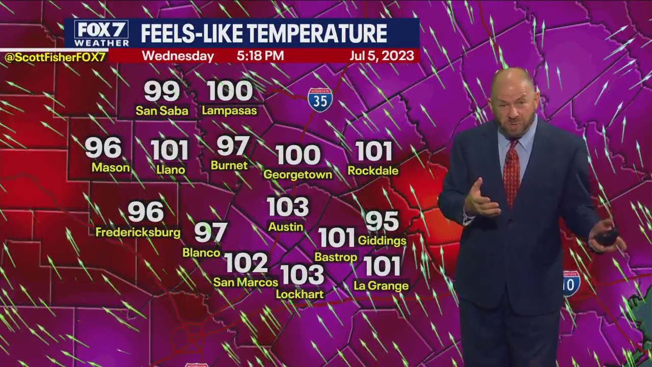 Austin weather: Triple-digits to return