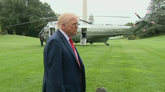 President Trump leaves Washington, D.C. for Charlie Kirk memorial