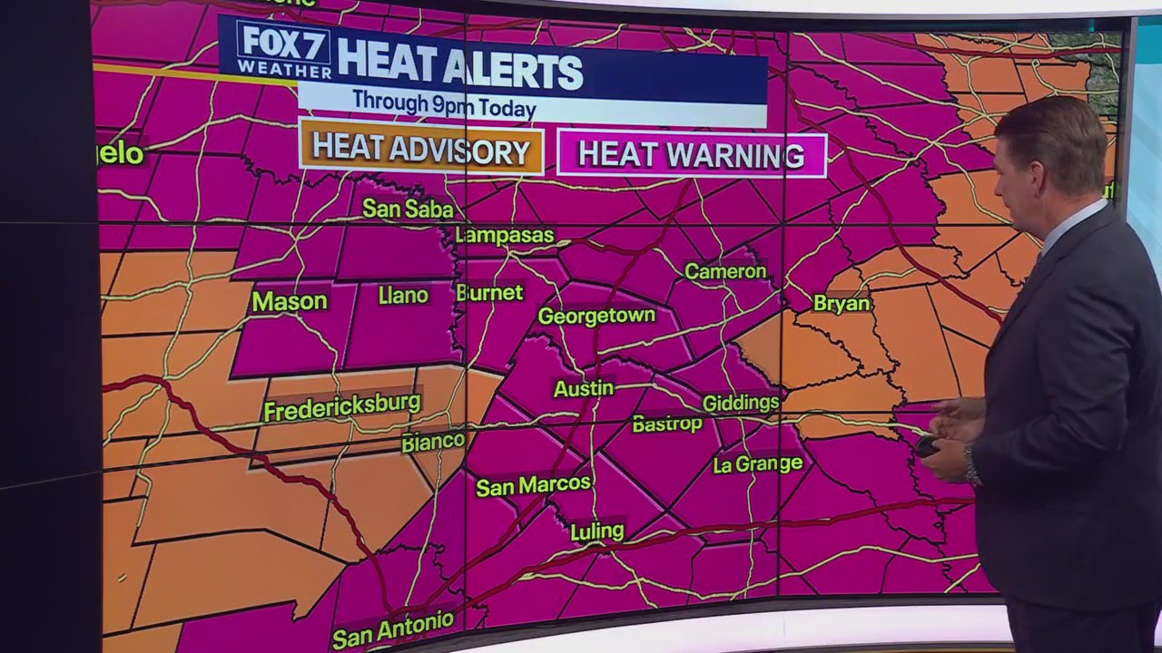 Austin under Excessive Heat Warning Wednesday