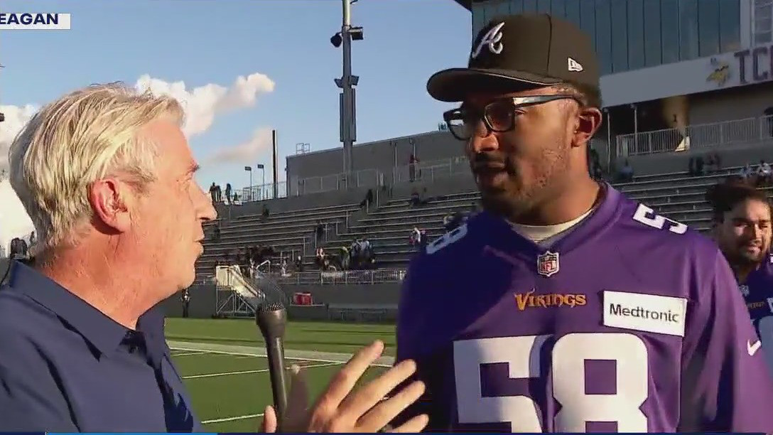 Vikings host flag football tournament for police officers