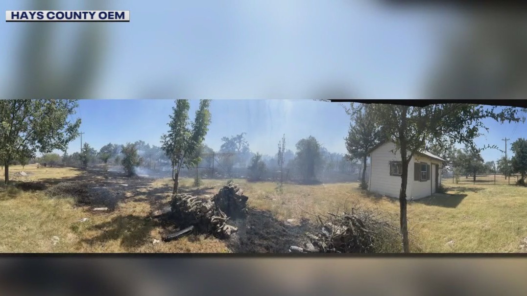 Crews fighting 45-acre wildfire in Buda