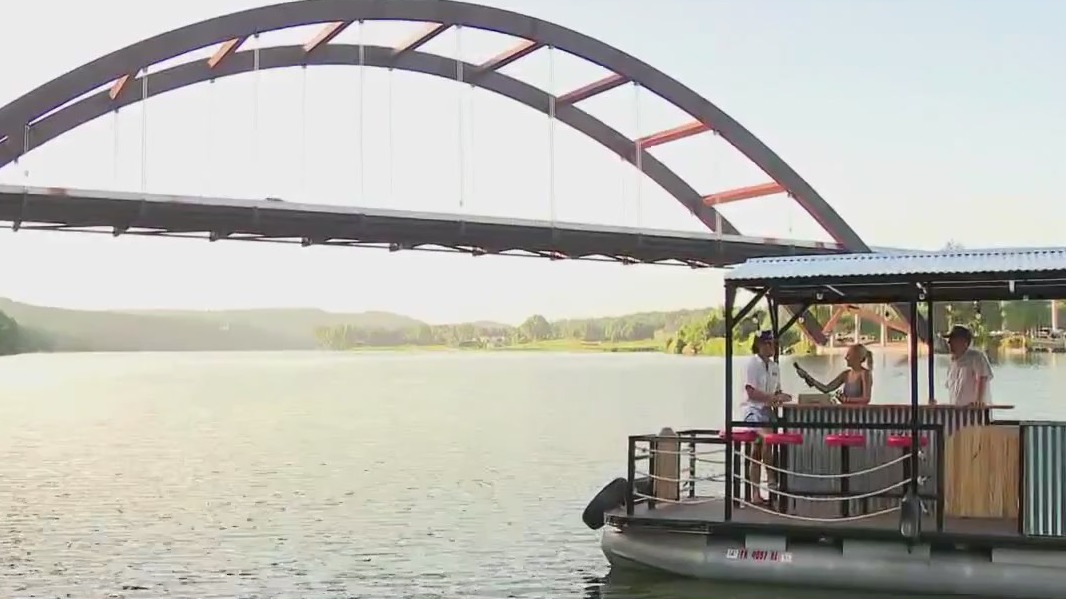 Austin Floating Riverside Floaties: Floating saloon on Lake Austin | FOX 7 Austin