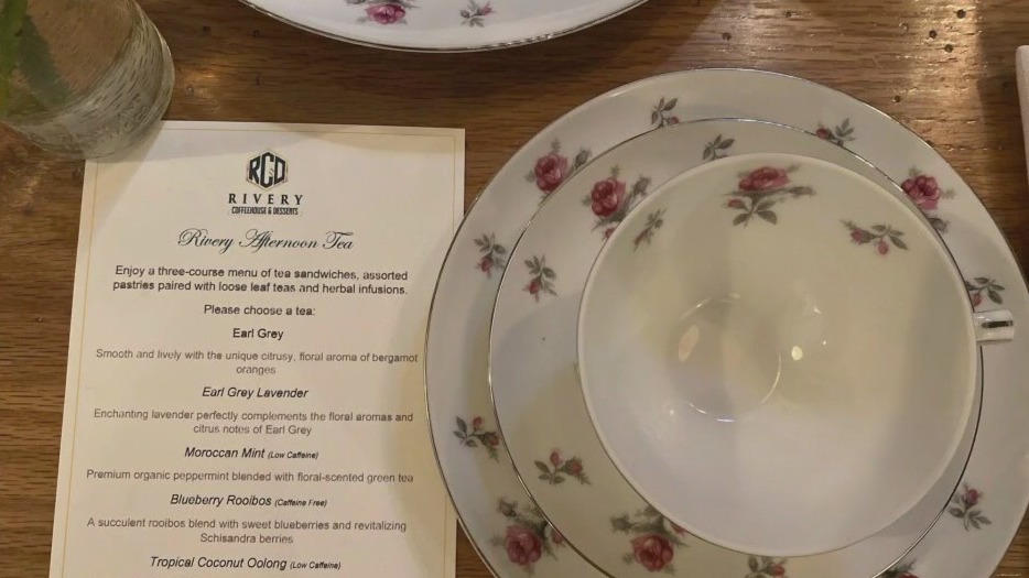 Afternoon tea with Rivery Coffeehouse