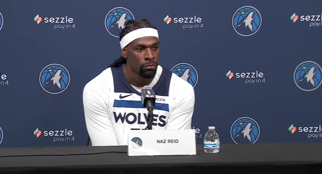 Naz Reid at Timberwolves Media Day [FULL]