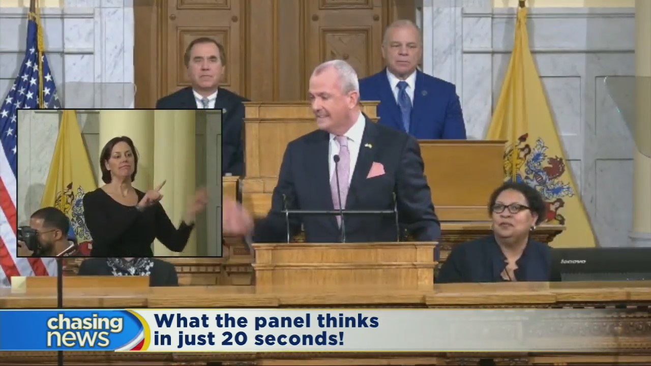 20 seconds of reaction on NJ State of the State
