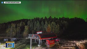 Northern lights put on a show at Lutsen Mountains