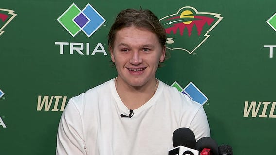 Kaprizov all smiles after inking new deal with Wild