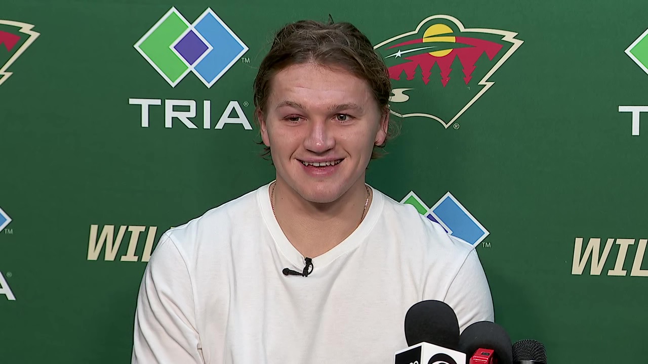 Kaprizov all smiles after inking new deal with Wild